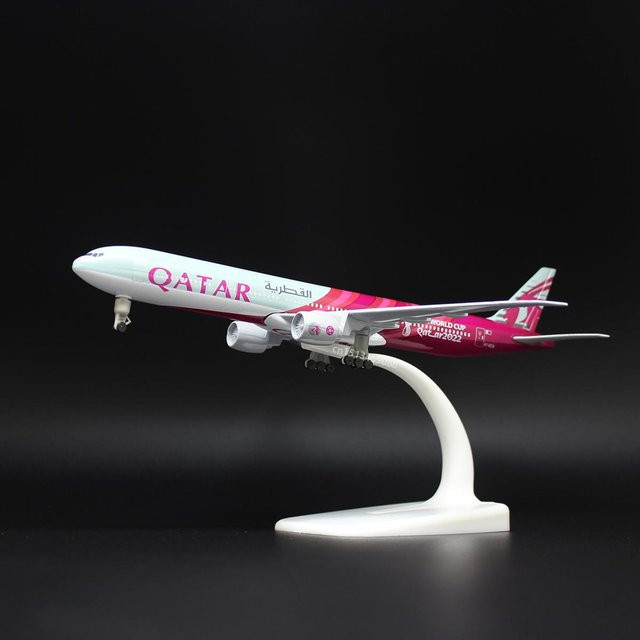 Linyi toy car Boeing 747 B747 787 777 737 Flugzeug, Druckgusslegierung, 1:400, ab 7 Jahren - Bild 1