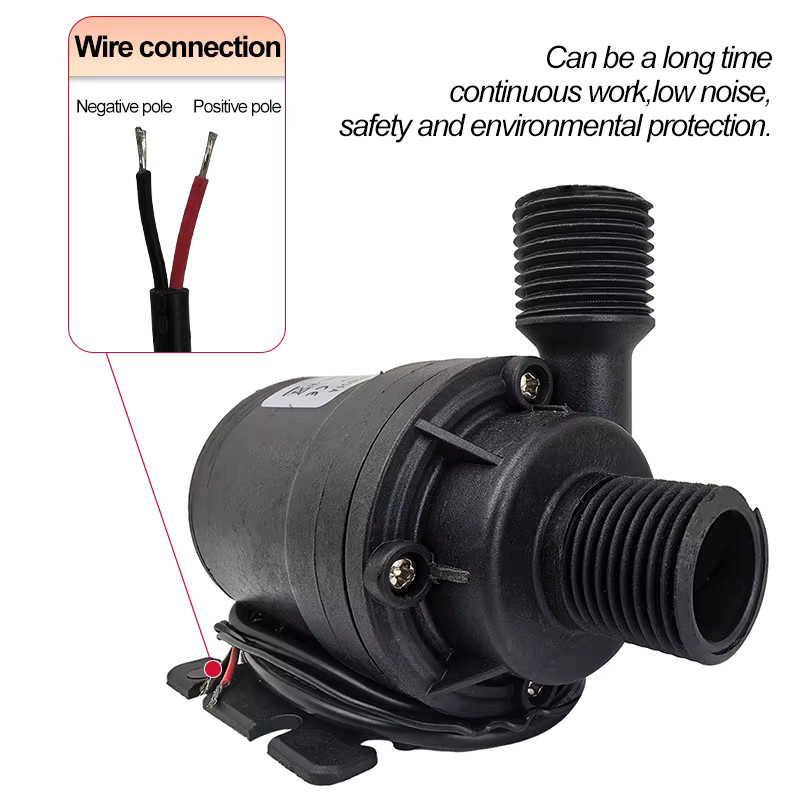Ultra leise bürstenlose Mini-Wasserpumpe von xmshxltd für Aquarium und Warmwasserbereiter, 1000 l/h, DC12V/24V - Bild 4