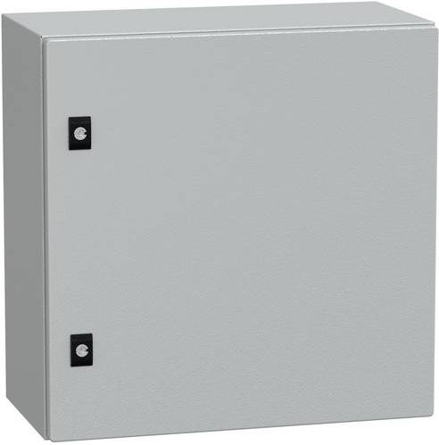 Schneider Electric Verteilergehäuse aus Stahl in Grau und Silber - Bild 1