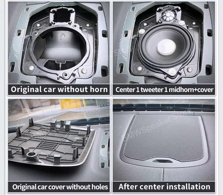 Harman Kardon Hochtöner Horn Abdeckung Panel für BMW X3 G01 in Schwarz - Bild 3