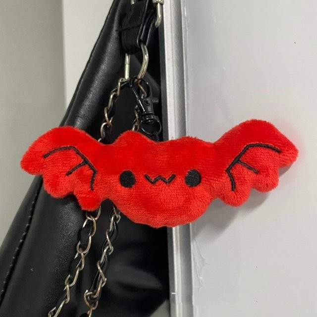 Schlüsselanhänger Plüschfledermaus, Mehrfarbig, Unisex - Bild 1