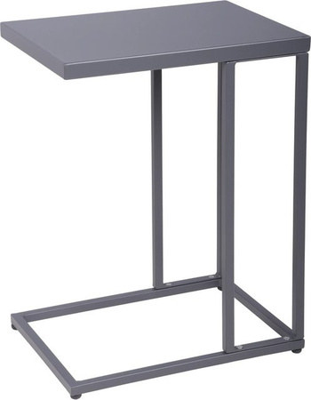 Garden Pleasure Gartentisch Dorea rechteckig Anthrazit matt aus Stahl B: 43 cm, T: 30,5 cm