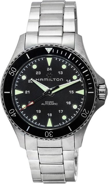 Hamilton Taucheruhr, Automatik, Edelstahl, Schwarz, 43 mm, Herren - Bild 1