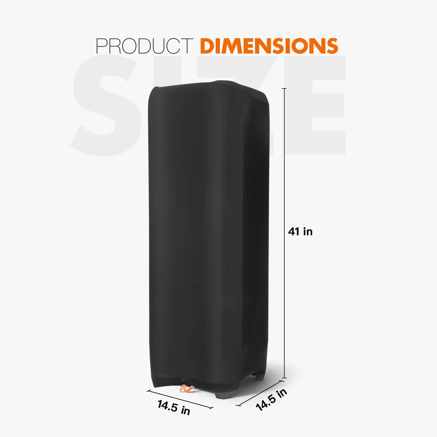 Schutzhülle für JBL PartyBox 720, 1000, 710, 520, 320, 310, 120 und Ultimate, elastische Staubschutzhülle in Schwarz - Bild 5