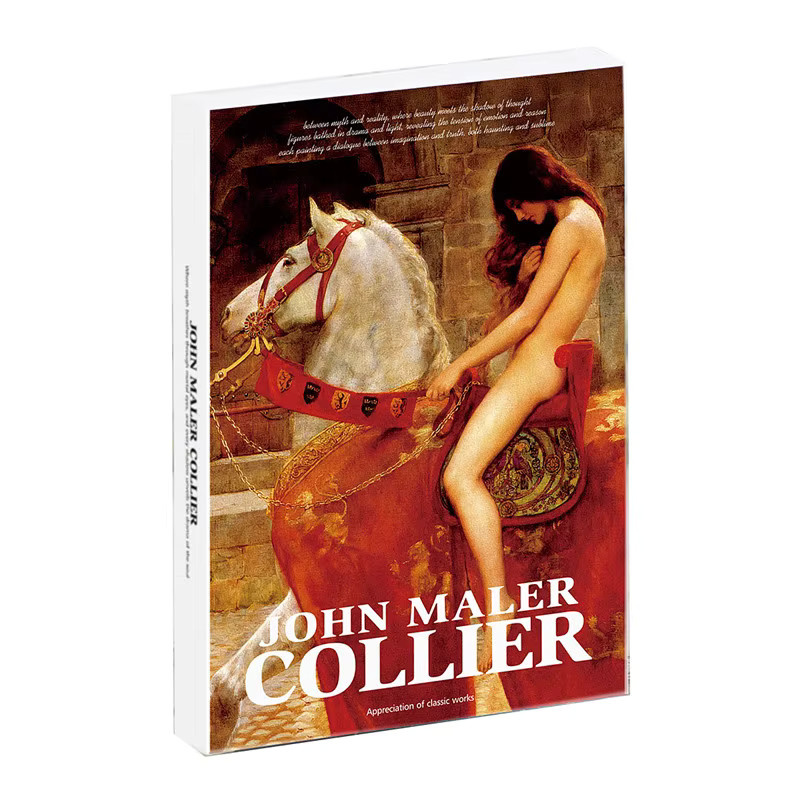 John Maler Collier Ölgemälde Postkarten Set mit 30 Stück in Multicolor für DIY Journal und Dekoration - Bild 2
