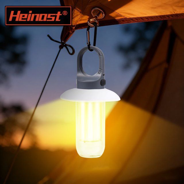 Heinast LED-Camping-Laterne mit 8 Lichtfilamenten, wiederaufladbar und tragbar, 5 Modi, hängende Zeltlampe und Outdoor-Arbeitslicht - Bild 1
