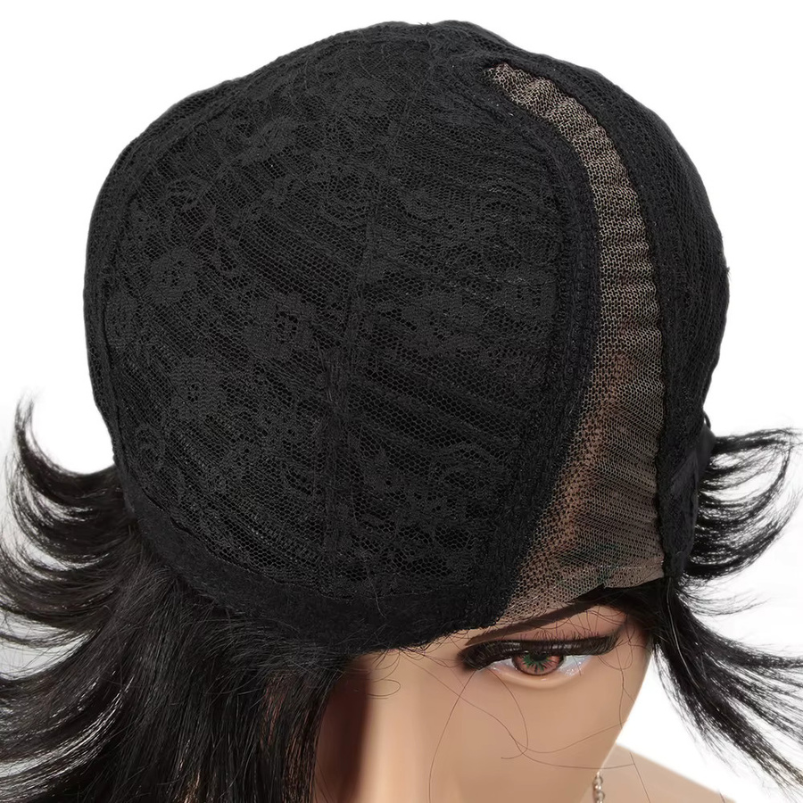 Lekker Pixie-Schnitt Echthaar-Perücke, 100 % Remy-Haar, Damen - Bild 3