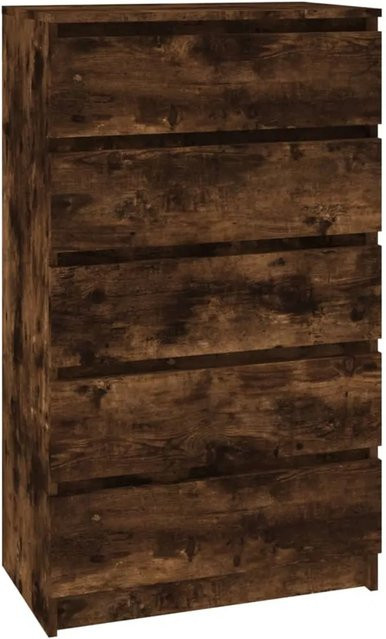 vidaXL Schubladenschrank Räuchereiche in Braun aus Holzwerkstoff, B/T/H: 60 x 36 x 103 cm - Bild 1