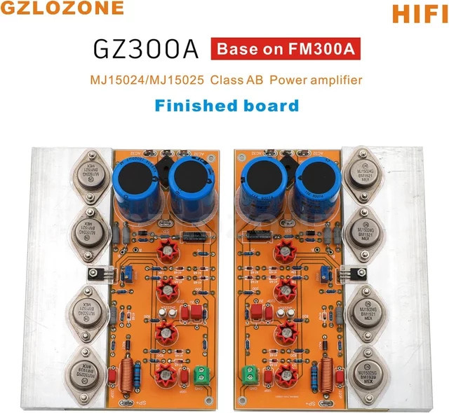 GZLOZONE GZ300A HIFI Klasse AB Leistungsverstärker DIY Kit auf Basis von FM300A mit MJ15024/MJ15025 Transistoren - Bild 1