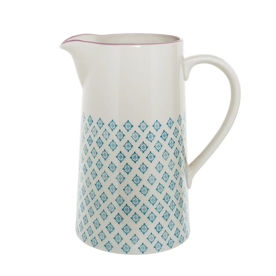 Bloomingville Karaffe Patrizia aus Keramik in Blau, 1,5 l - Bild 1