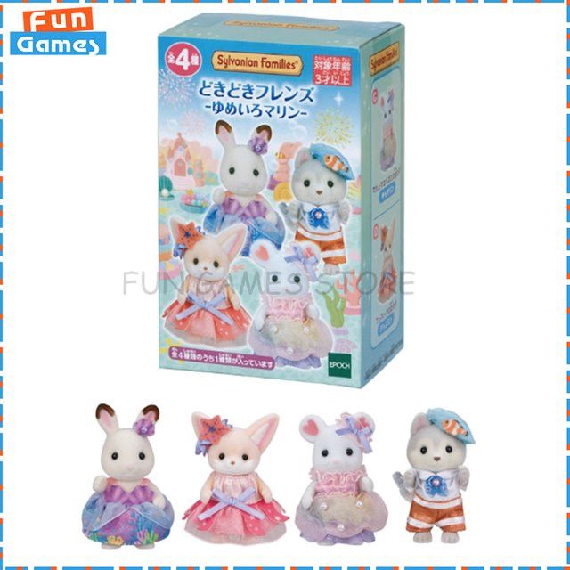 Sylvanian Families Blind Box Kaninchen Vulpes Zerda Mystery Box Anime Figur Sammelspielzeug Multicolor - Bild 1