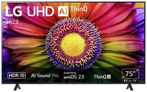 LG Electronics 75UR80006LJ LED-Fernseher 190 cm 75 Zoll Schwarz - Bild 1