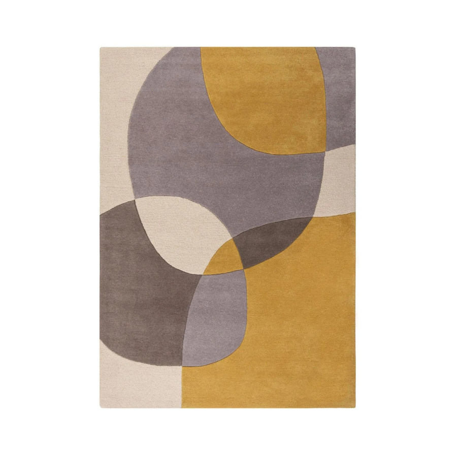 Flair Rugs Wollteppich Glow Abstract Modern in Orange und Gelb, B: 120 cm, T: 170 cm - Bild 2