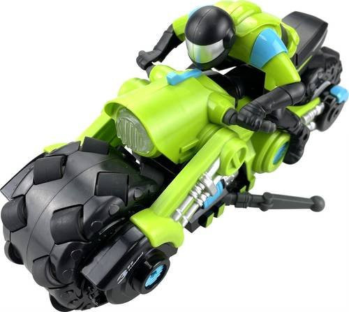 RC Einsteiger Motorrad im Maßstab 1:10 mit Lichteffekt, Akku und Ladekabel, Mehrfarbig - Bild 1