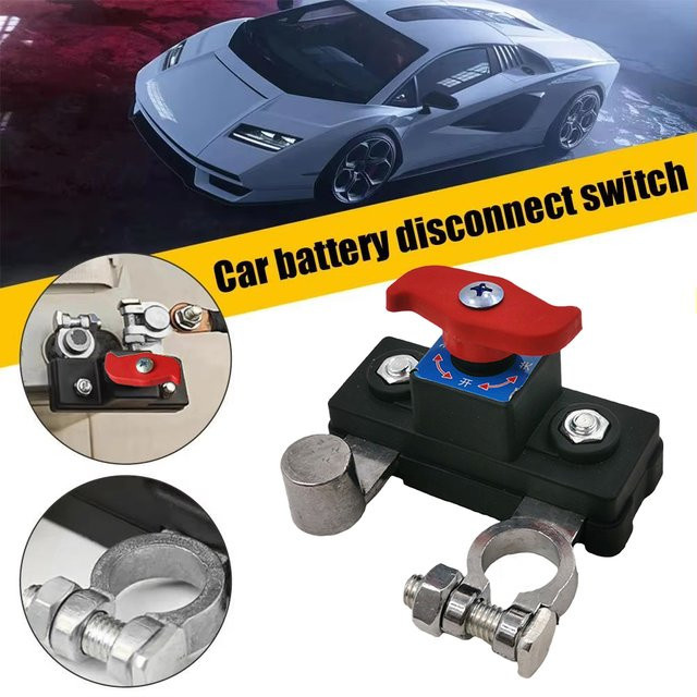 NIGHTKIST Batterie-Trennschalter für 12/24V Auto zur Stromunterbrechung und Isolierung - Bild 1