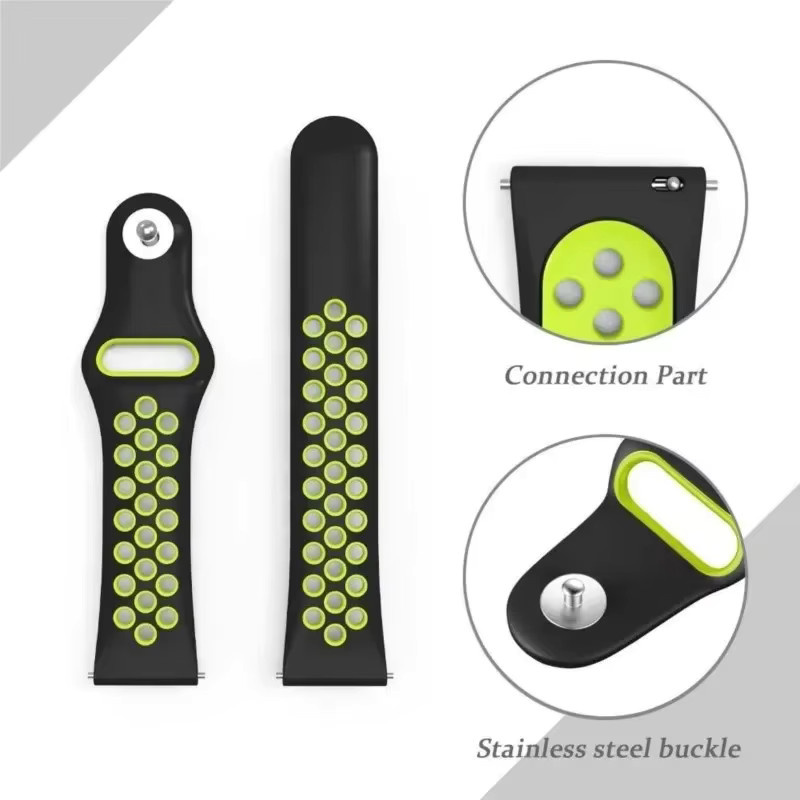 Amazfit Uhrenarmband Silikon, Bunt, Unisex - Bild 4