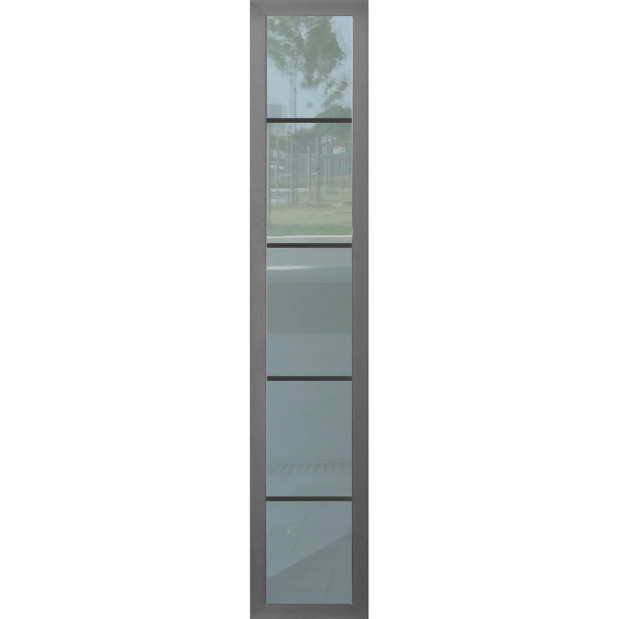 Splendoor Seitenteil für Thermospace Haustür in Anthrazit mit Aluminium und Glas, Breite: 25 cm bis 30 cm - Bild 2