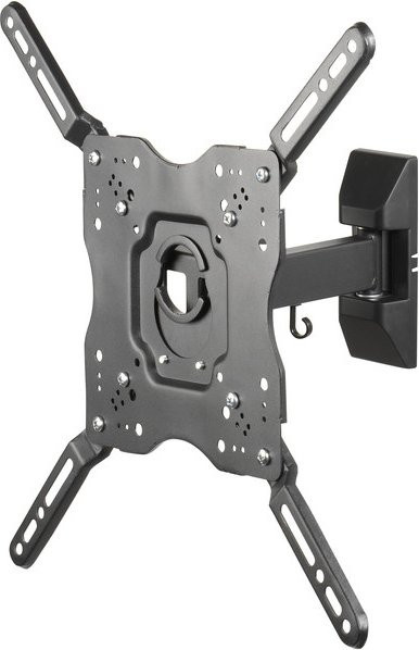Vivanco TV Wandhalterung schwarz, neig- und schwenkbar für Bildschirme bis 55 Zoll, VESA 400x400 mm - Bild 1