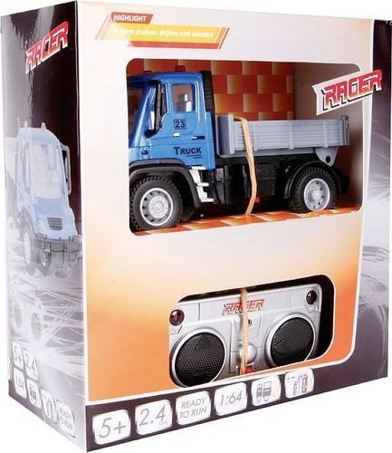 No Name Racer R/C Geländefahrzeug mit Bühne 2.4GHz 1:64 Elektro Einsteiger Modellauto - Bild 1
