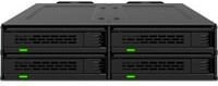 ICY DOCK ExpressCage MB324V4P-B Wechselrahmen für NVMe M.2 SSD in Schwarz - Bild 1