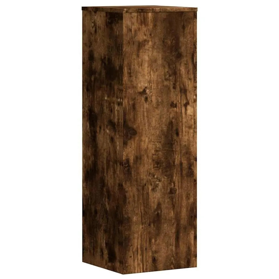 vidaXL Pflanzenständer aus Holzwerkstoff in Räuchereiche, Braun, B/T/H: 33 x 33 x 100 cm - Bild 2