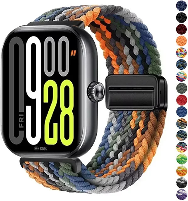 Xiaomi Uhrenarmband Nylon, geflochtene Schlaufe, multicolor, Unisex - Bild 1
