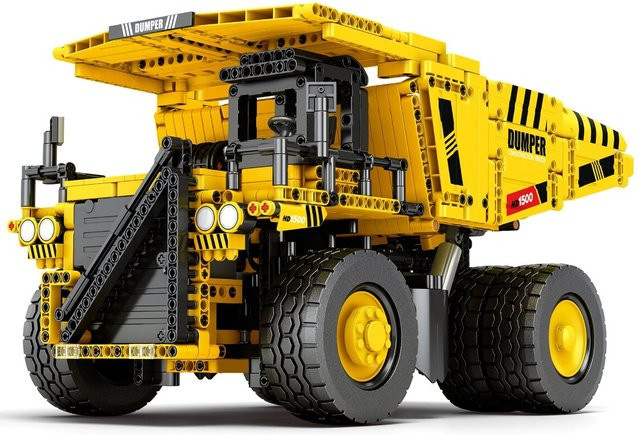 Reobrix 22025 Muldenkipper Baufahrzeug Klemmbaustein RC 1622 Teile ab 14 - Bild 1