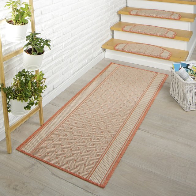 Gewi Teppich Clara Bordüre Syntex 1 in Orange/Mehrfarbig, B: 120 cm, L: 170 cm - Bild 1