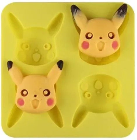 TAKARA TOMY Pikachu Silikon-Schokoladenform, Backform - Bild 1