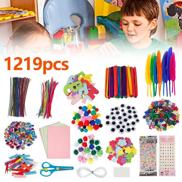 Kinder DIY Kunst Handwerk Set, Bunt / Mehrfarbig, Kunststoff - Bild 1
