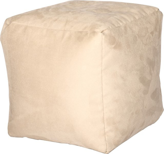 Linke Licardo Sitzwürfel Noble Soft in Beige, B/T/H: 40 x 40 x 40 cm - Bild 1
