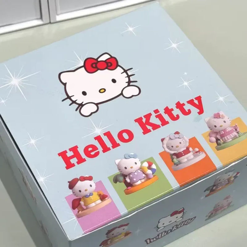 Sanrio Hello Kitty Four Seasons Serie Mystery Blind Box Mehrfarbige Anime-Figuren aus Kunststoff als Sammelornamente und Dekoration - Bild 6