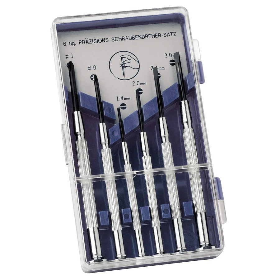 LUX-TOOLS Präzisions-Schrauber Satz Classic, 6-teilig, Silber - Bild 2