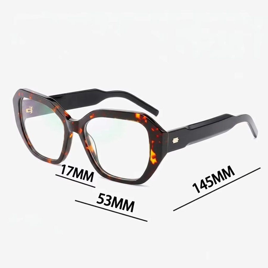 ZOZO TOMI Korrekturbrille Cat-Eye, Acetat, Vollrand, transparent, brown, Damen - Bild 3