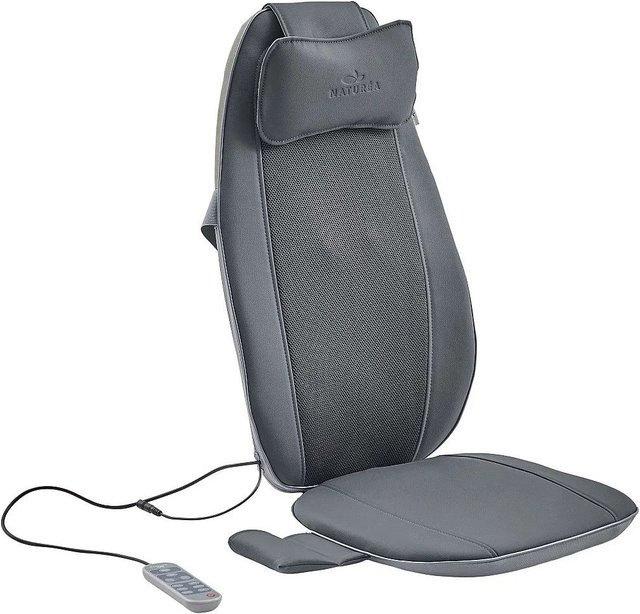 Massagesessel Apasia von Vente-unique in Grau aus Kunstleder, B/T/H: 44 x 44 x 44 cm - Bild 1