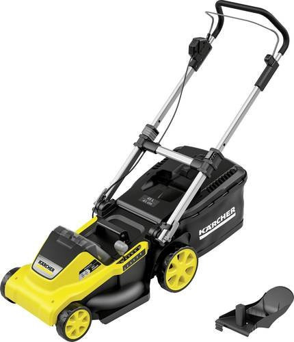 Kärcher Home & Garden LMO 5-18 Dual Akku-Rasenmäher 18V Gelb mit 41 cm Schnittbreite, Mulchkit und Fangkorb - Bild 1