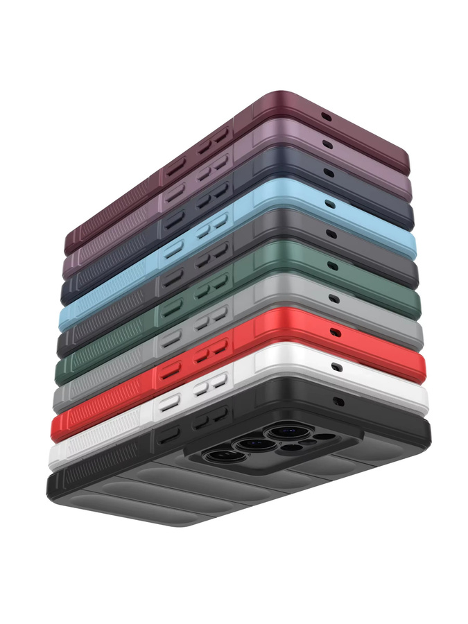 Stoßfeste Silikonhülle im Rüstungsdesign für Samsung Galaxy S26 Ultra, S25 Edge, S24, S23 FE und S22 Plus in Grün - Bild 5