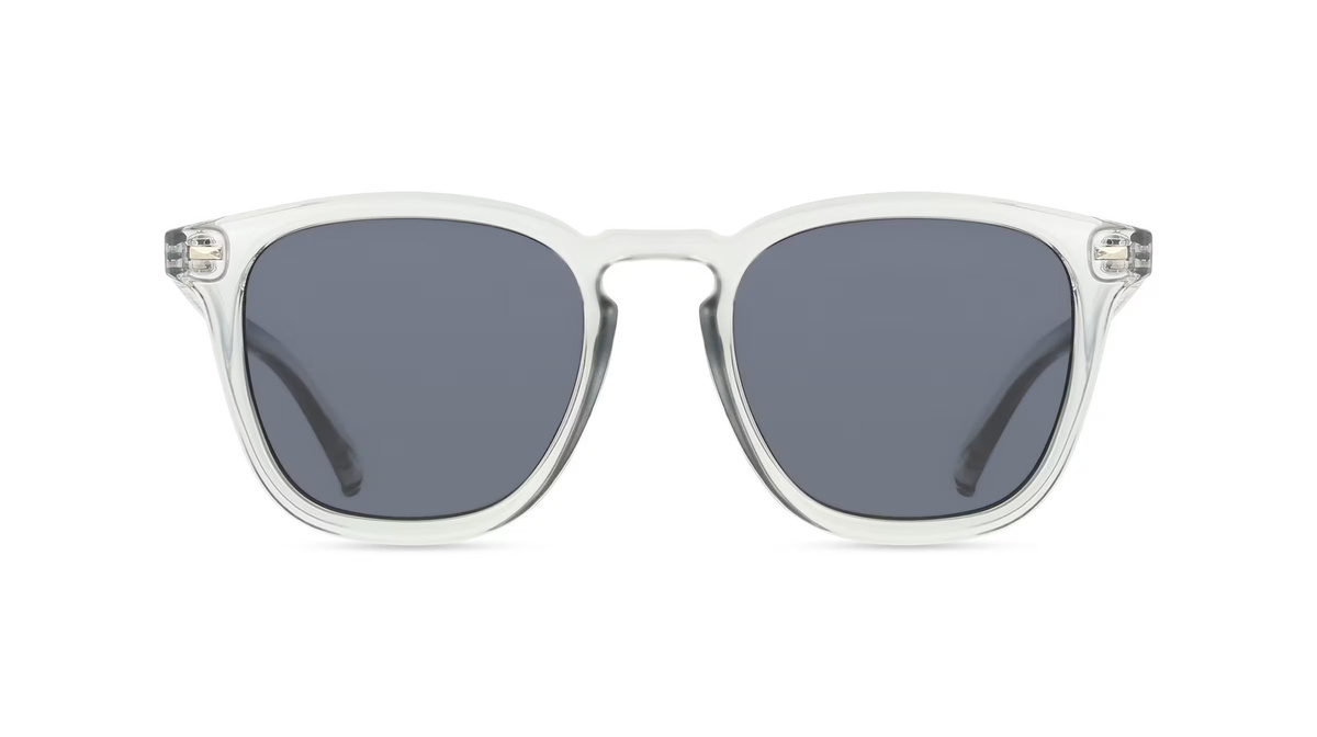 Le Specs NO BIGGIE Sonnenbrille, Vollrand, quadratisch, Kunststoff, transparent - Bild 1