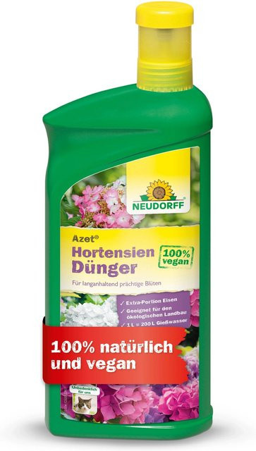 Neudorff Azet HortensienDünger flüssig für Hortensien, Kamelien und Bougainvillen, 1 l - Bild 1