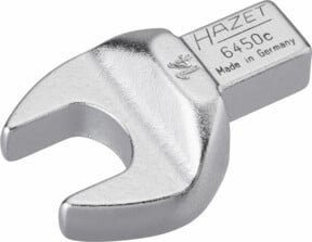 Hazet Einsteck-Maulschlüssel 6450C-14 mit Vierkant 9 x 12 mm und Außen-Sechskant Profil 14 in Silber - Bild 1