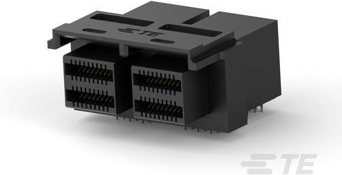 TE Connectivity Mini SAS HD Stecker, Schwarz, 2227581-1 - Bild 1