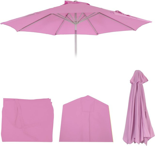 MCW Ersatz-Bezug für Sonnenschirm Asti aus Polyester in Flieder mit Ø 3m und UV-Schutz 50 - Bild 1