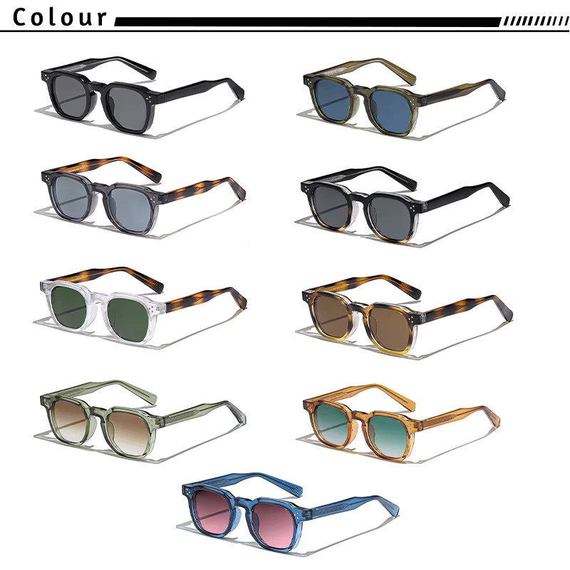 HBK Retro Sonnenbrille, Vollrand, Kunststoff, Unisex - Bild 3