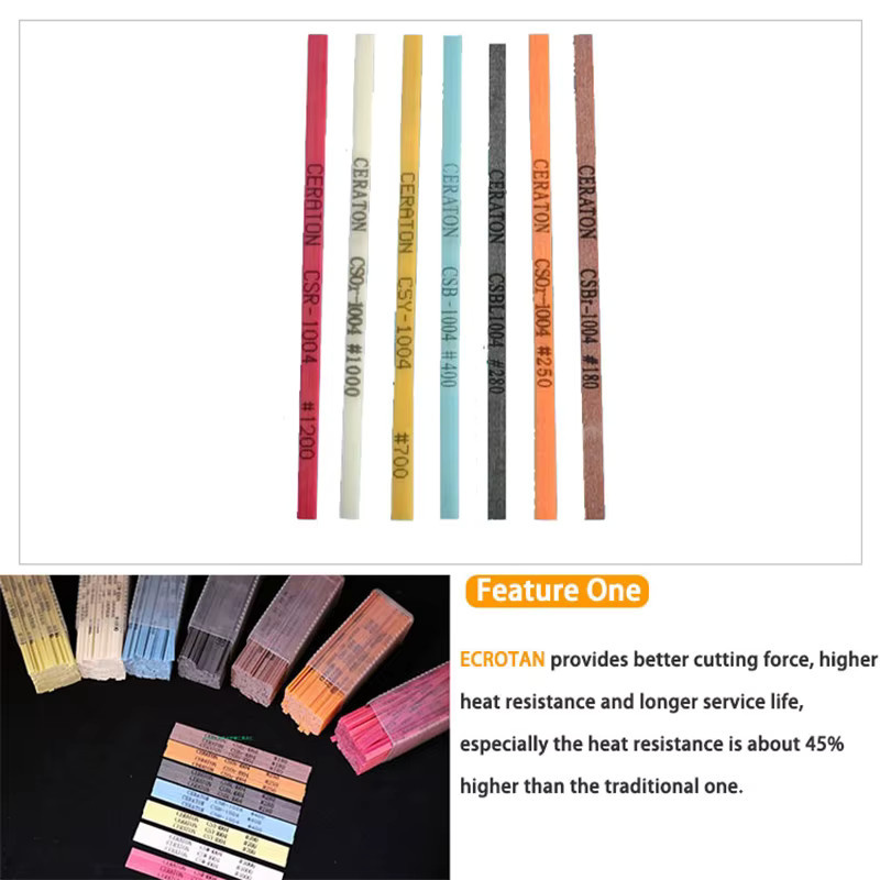 CERATON Keramik-Aluminiumoxidfaserstein zum Polieren von Formen und Entfernen von Feuermustern in Multicolor - Bild 2