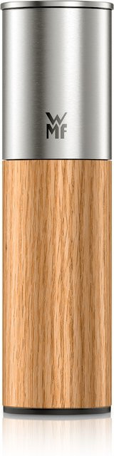 WMF Signature Gewürzmühle mit Keramikmahlwerk in Silber und Braun, Höhe: 21,6 cm, Breite: 6,5 cm - Bild 1