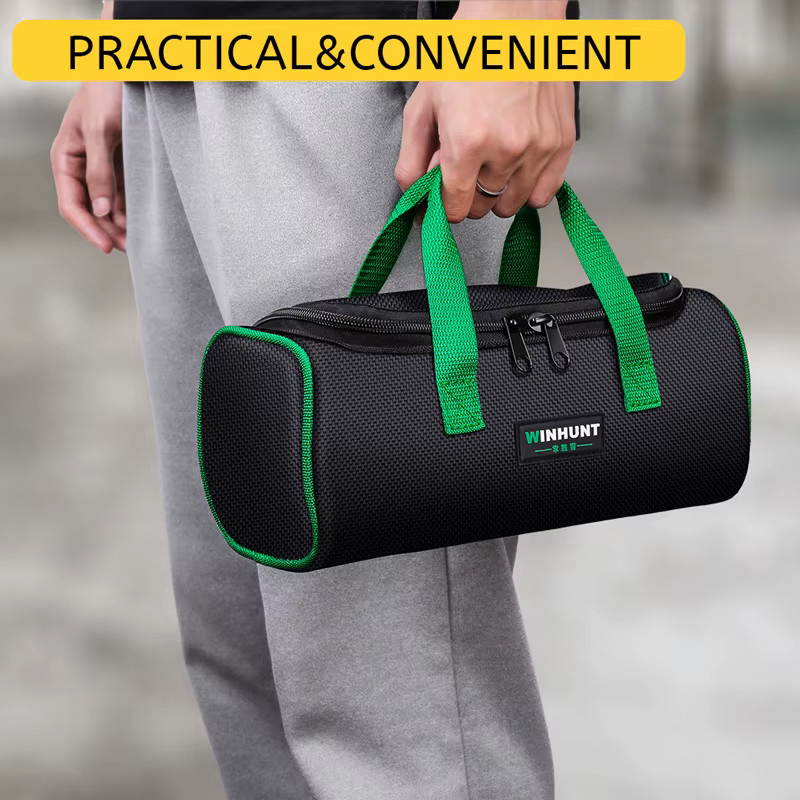 WINHUNT Elektriker-Werkzeugtasche in Schwarz, tragbare Aufbewahrungstasche für Mechaniker und HVAC-Ingenieure, B/T/H: 31,0 x 12,5 x 12,0 cm - Bild 2