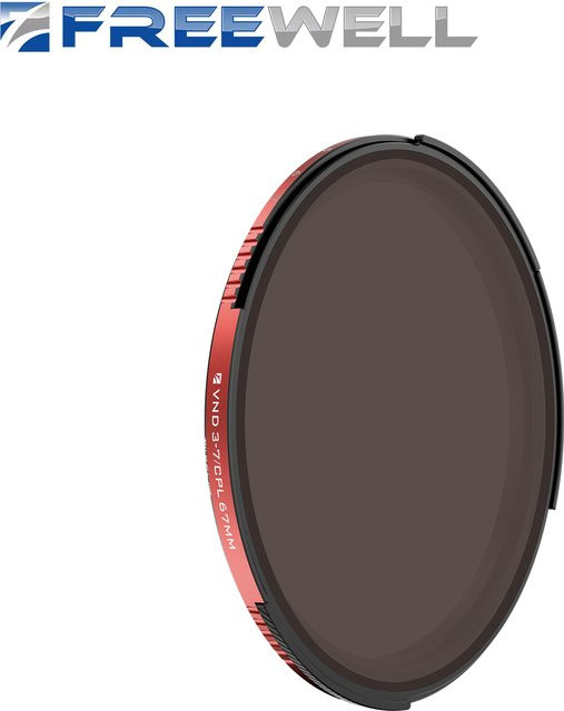 Freewell Variabler Hybrid ND/CPL-Filter in Schwarz für Fotografie und Videografie, 3 bis 7 Stopp, Durchmesser: 67 mm, 77 mm oder 82 mm - Bild 1