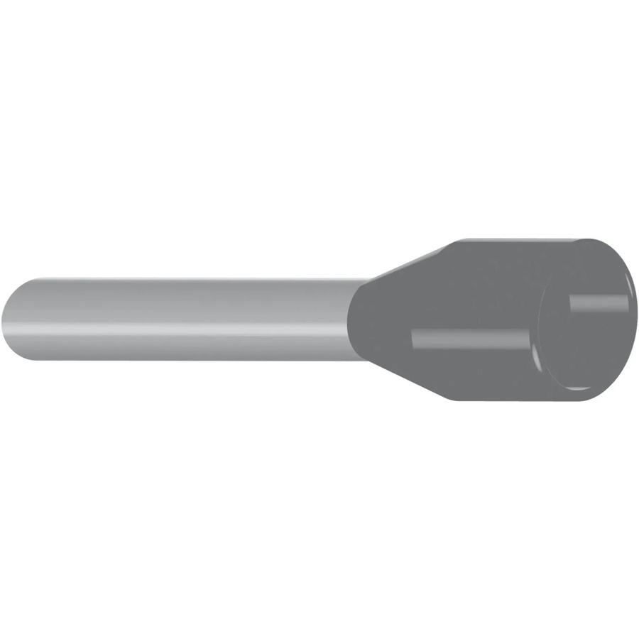 Hilpress Aderendhülsen isoliert Grau 0,75 mm² x 14 mm 100 Stück - Bild 2