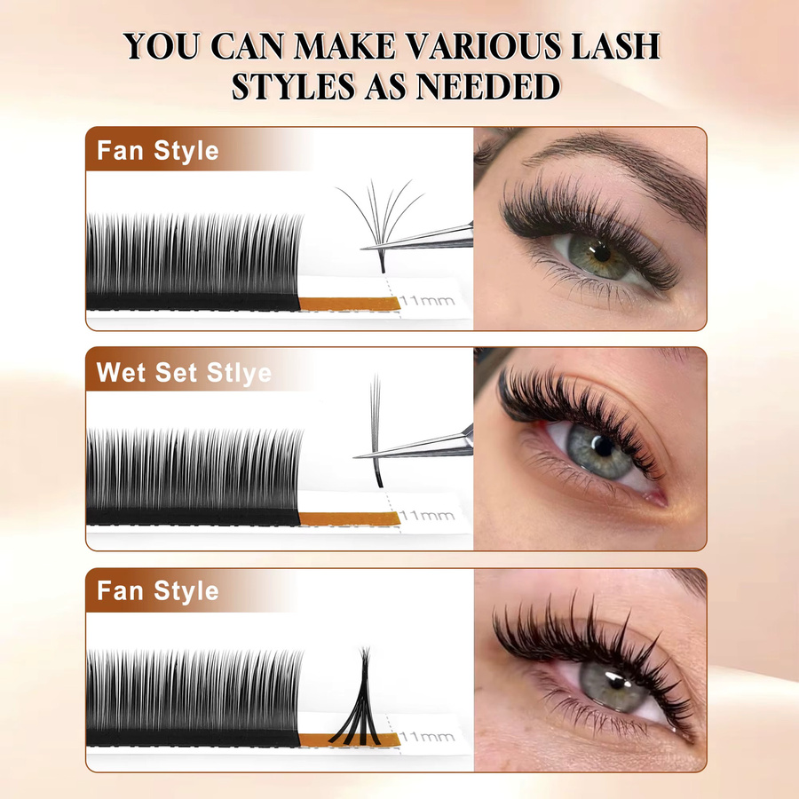 CoMango Camellia Lash Wimpernverlängerungen, Einzelwimpern - Bild 3