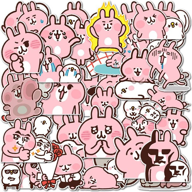 40 Stück Kanahei's Cartoon-Aufkleber in Multicolour für Kinder und DIY-Scrapbooking - Bild 1
